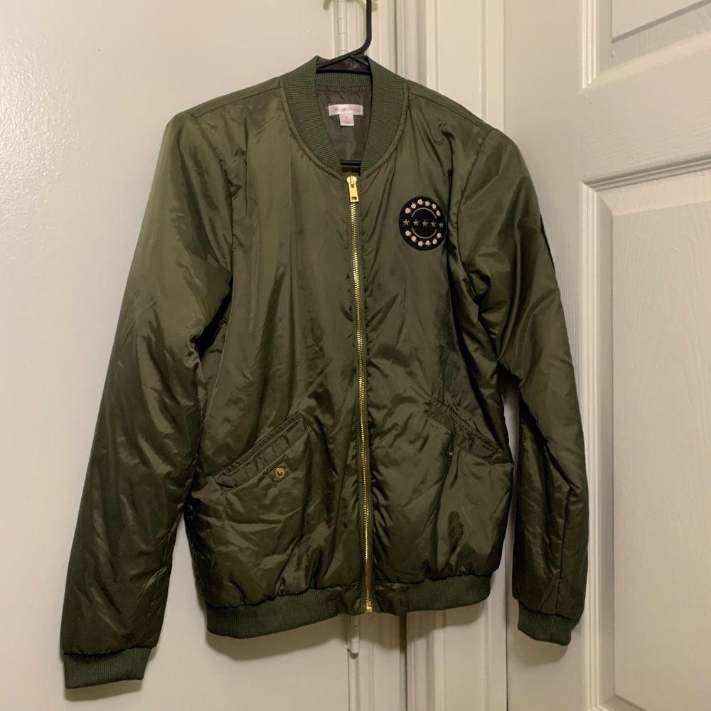 Green Bomber Jacket